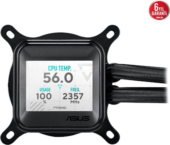 ASUS Prime LC 360 ARGB LCD 360mm İşlemci Sıvı Soğutucu (90RC00Z1-B0EAY0)