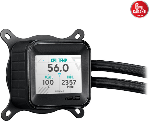 ASUS Prime LC 360 ARGB LCD 360mm İşlemci Sıvı Soğutucu (90RC00Z1-B0EAY0)