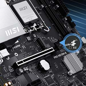 MSI PRO H810M-B Intel H810 Soket 1851 DDR5 6400+(OC)MHz mATX Gaming Anakart