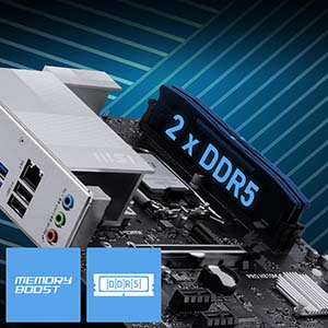 MSI PRO H810M-B Intel H810 Soket 1851 DDR5 6400+(OC)MHz mATX Gaming Anakart