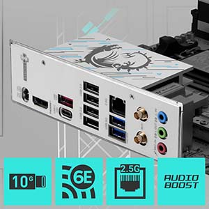 MSI B840M GAMING PLUS WIFI6-E DDR5 AMD B840 AM5 Soket DDR5 8000+(OC)MHz mATX Anakart