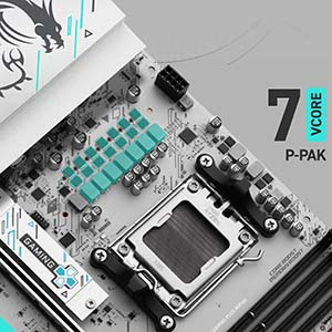 MSI B840M GAMING PLUS WIFI6-E DDR5 AMD B840 AM5 Soket DDR5 8000+(OC)MHz mATX Anakart