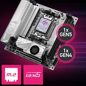 MSI MPG B850I EDGE TI WIFI DDR5 AMD B850 AM5 Soket 8200+(OC)MHz ITX Anakart