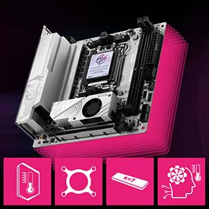 MSI MPG B850I EDGE TI WIFI DDR5 AMD B850 AM5 Soket 8200+(OC)MHz ITX Anakart