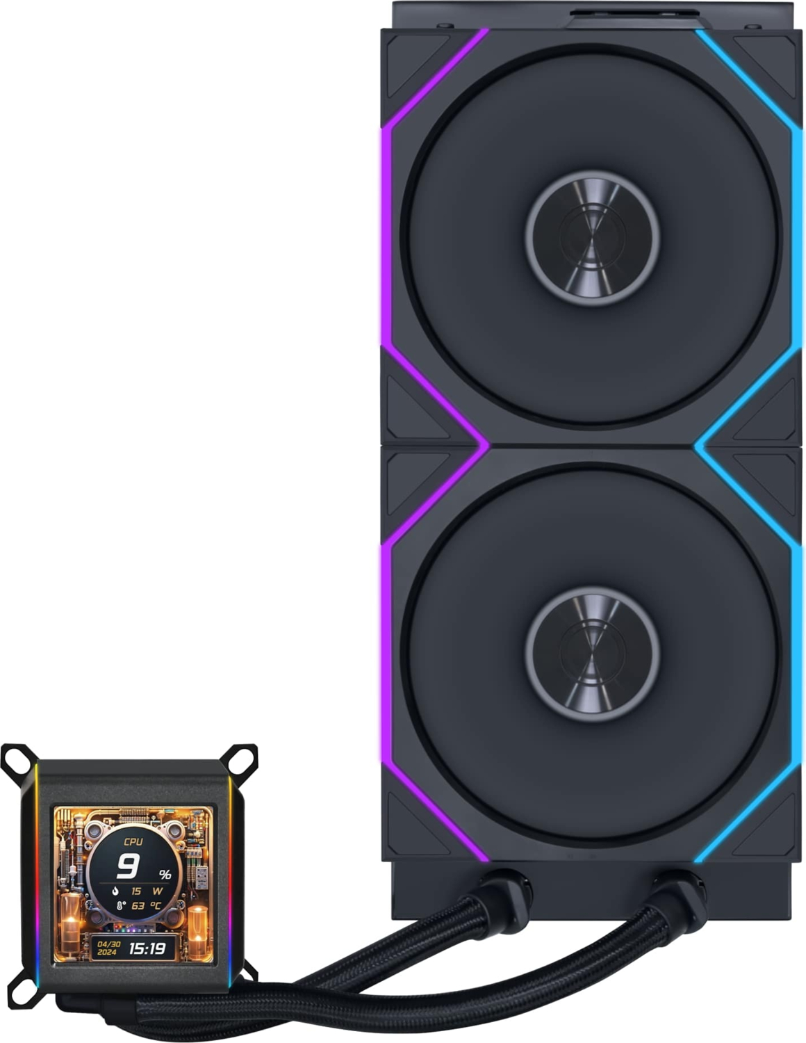 Lian Li Galahad II LCD 280mm Siyah İşlemci Sıvı Soğutucu (GA2ALCD28TB)