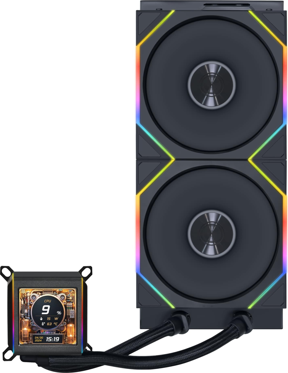 Lian Li Galahad II LCD 280mm Siyah İşlemci Sıvı Soğutucu (GA2ALCD28TB)