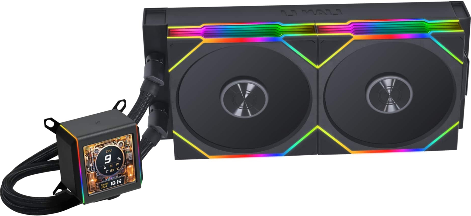 Lian Li Galahad II LCD 280mm Siyah İşlemci Sıvı Soğutucu (GA2ALCD28TB)