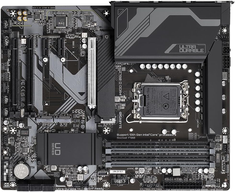 Gigabyte Z790 D INTEL LGA 1700 DDR4 5333(OC)MHz ATX Gaming Anakart
