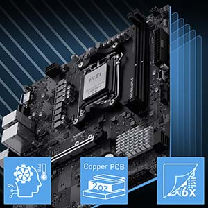 MSI PRO B840M-B DDR5 AMD B840 AM5 Soket DDR5 7200+(OC)MHz mATX Oyuncu Anakart