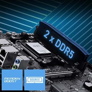 MSI PRO B840M-B DDR5 AMD B840 AM5 Soket DDR5 7200+(OC)MHz mATX Oyuncu Anakart