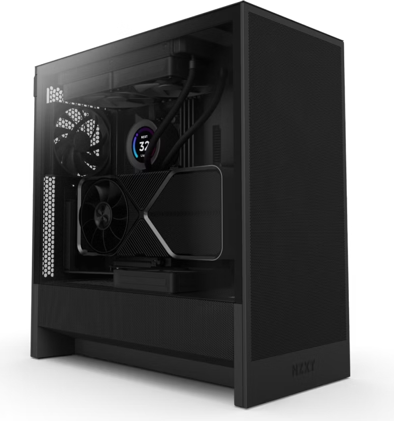 NZXT H Series H5 Flow CC-H52FB-01 Siyah Kasa + C750 PA-7B2BB-EU 750w 80+ Bronze Power Bundle