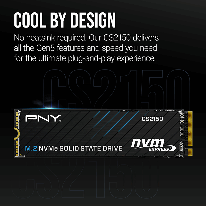 PNY CS2150 1TB M.2 NVMe SSD 10200/8500MB/s
