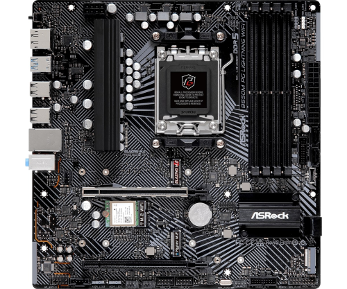 Asrock B650M PG Lightning WiFi 90-MXBK2-A0UAYZ AMD B650 Soket AM5 DDR5 7200(OC)MHz mATX Gaming (Oyuncu) Anakart