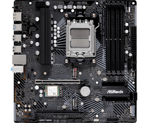Asrock B650M PG Lightning WiFi 90-MXBK2-A0UAYZ AMD B650 Soket AM5 DDR5 7200(OC)MHz mATX Gaming (Oyuncu) Anakart