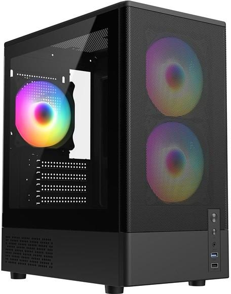 Frisby FC-8975B 3x120mm RGB FAN 550W Mid Tower mATX Gaming Kasası