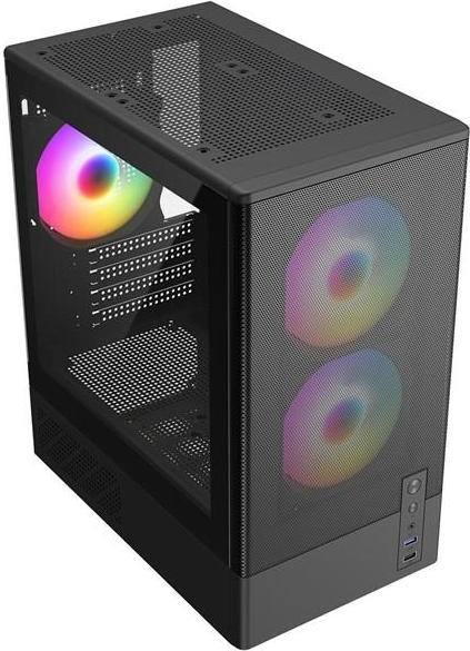 Frisby FC-8975B 3x120mm RGB FAN 550W Mid Tower mATX Gaming Kasası