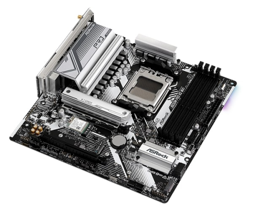 Asrock B650M Pro RS WiFi  AMD B650 Soket AM5 DDR5 7200(OC)MHz mATX Gaming (Oyuncu) Anakart