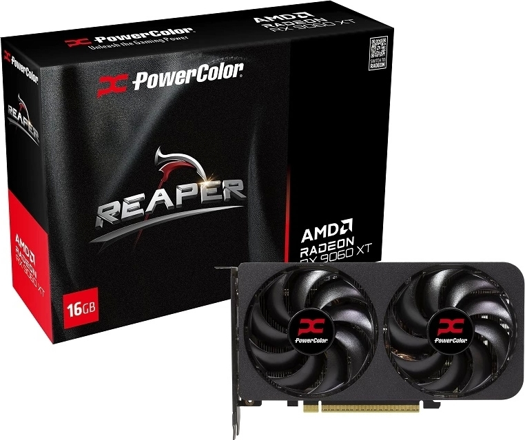 POWERCOLOR REAPER RADEON RX9060XT 16G-A 16GB GDDR6 128Bit Gaming Ekran Kartı