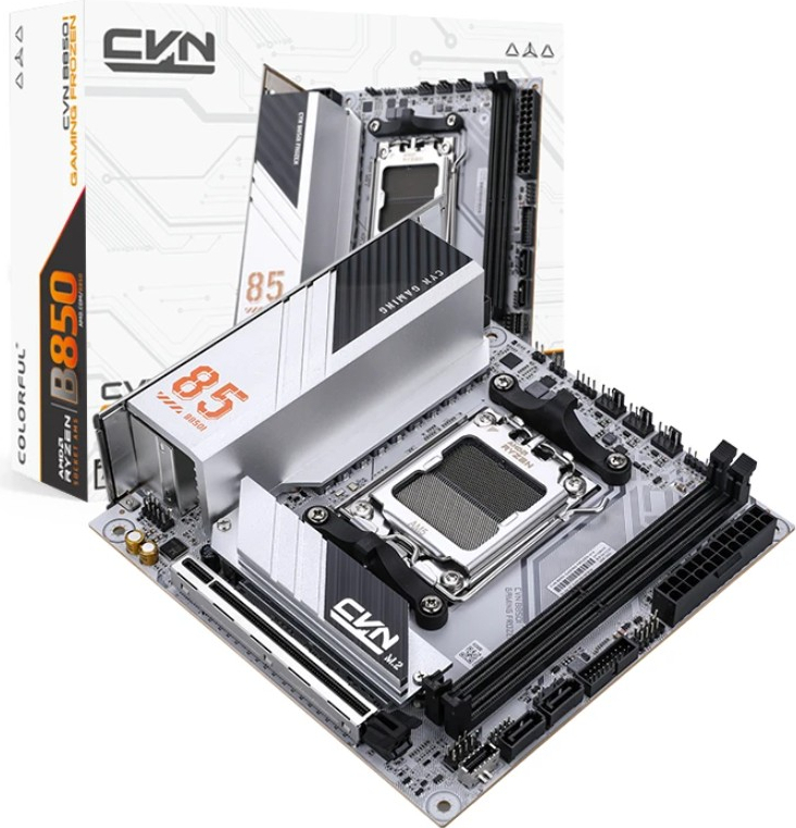 COLORFUL CVN B850I GAMING FROZEN V14 DDR5 8000MHz ITX Gaming Anakart 