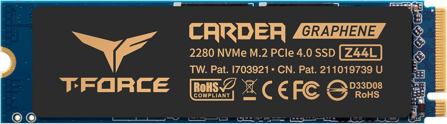 Team T-Force CARDEA Z44L 2TB 3500/3000MB/s PCIe NVMe M.2 SSD Disk 