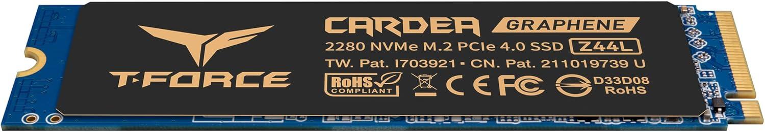 Team T-Force CARDEA Z44L 2TB 3500/3000MB/s PCIe NVMe M.2 SSD Disk 