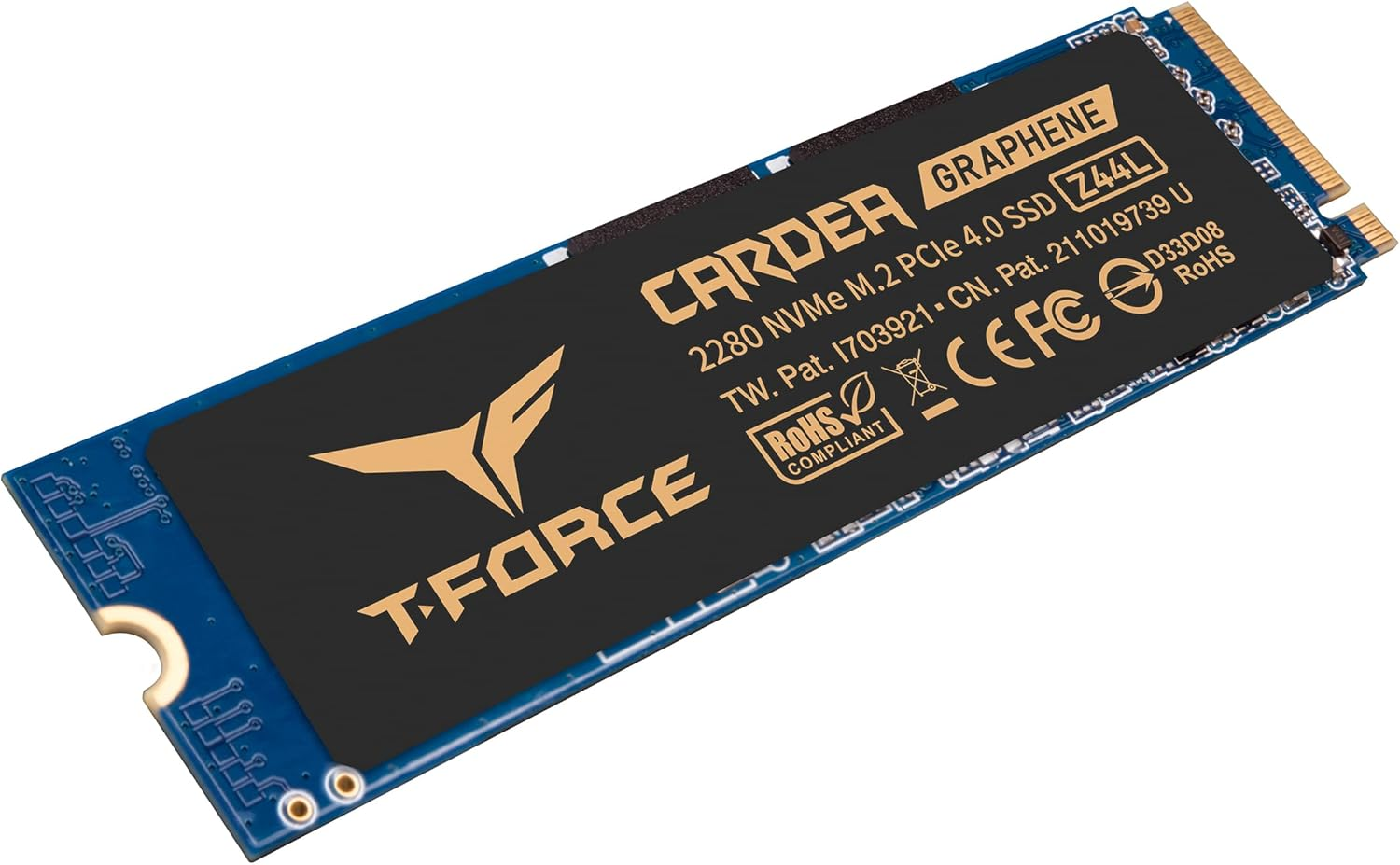 Team T-Force CARDEA Z44L 2TB 3500/3000MB/s PCIe NVMe M.2 SSD Disk 