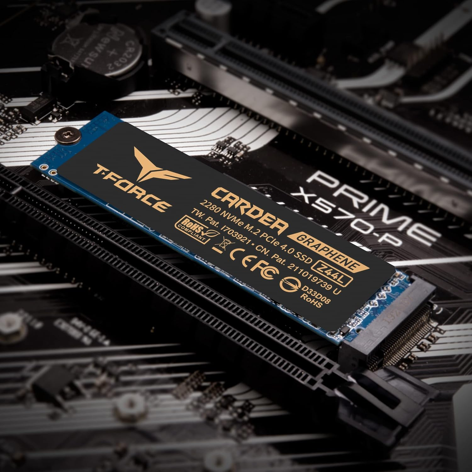 Team T-Force CARDEA Z44L 2TB 3500/3000MB/s PCIe NVMe M.2 SSD Disk 