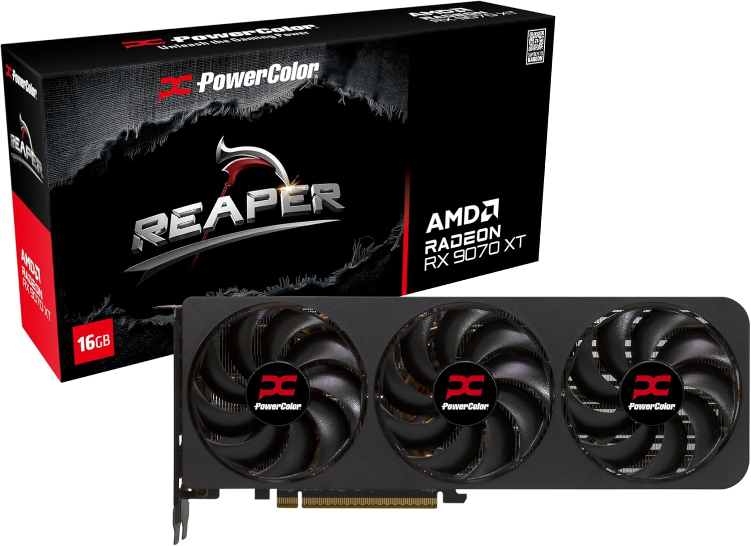 POWERCOLOR REAPER RADEON RX9070XT 16G-A GDDR6 256Bit Gaming (Oyuncu) Ekran Kartı