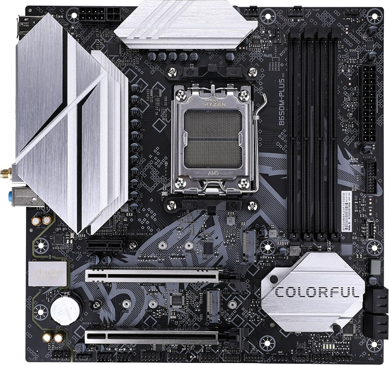 COLORFUL BATTLE-AX B650M-PLUS WiFi V15 DDR5 7600Mh mATX AM5 Gaming Anakart