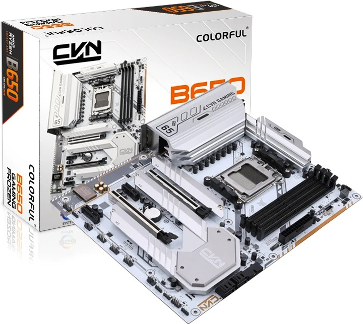 COLORFUL CVN B650 GAMING FROZEN V14 DDR5 7600Mhz ATX Gaming (Oyuncu) Anakart