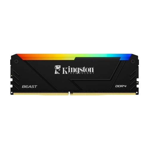 Kingston Beast KF436C17BB2A/8TR RGB 8GB (1x8) DDR4 3600Mhz CL17 Siyah Gaming RAM (Bellek)