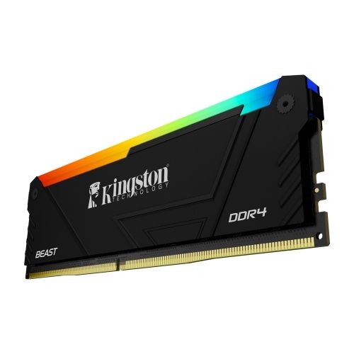 Kingston Beast KF436C17BB2A/8TR RGB 8GB (1x8) DDR4 3600Mhz CL17 Siyah Gaming RAM (Bellek)
