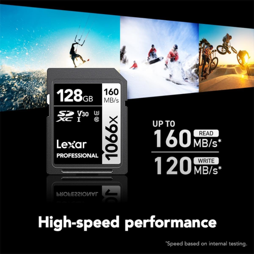 Lexar 128GB LSD1066128G-BNNNG  SDXC 1066X SDXC UHS-I 160/120MB/s MicroSD Hafıza Kartı
