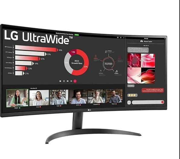 LG 34″34WR50QC-B 5ms 100Hz VA QHD Gaming Monitör