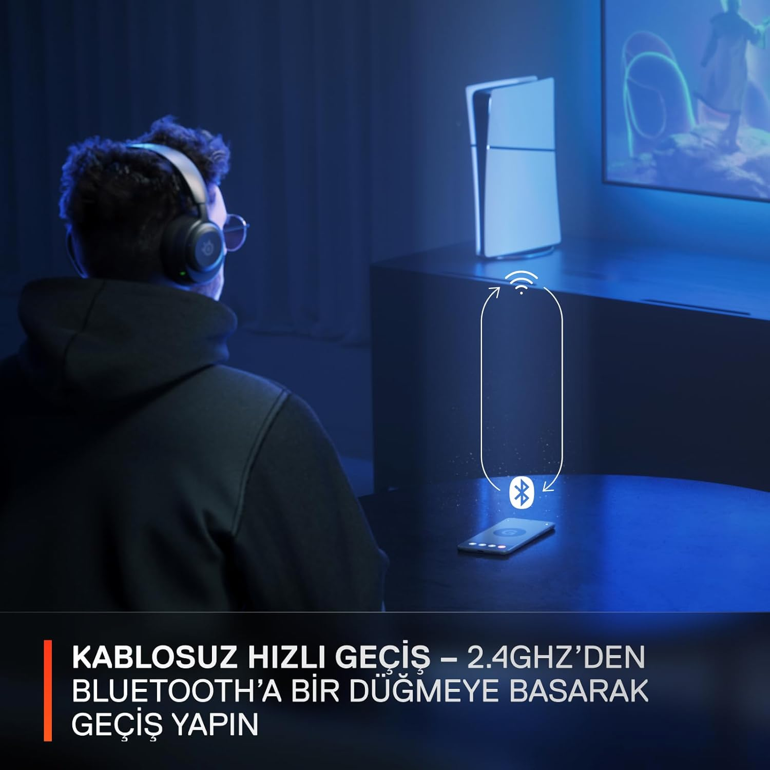 SteelSeries Arctis Nova 5P Wireless Gaming (Oyuncu) Kulaklığı