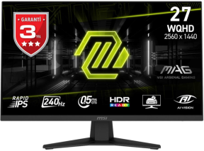 MSI MAG 274QF X24  27″ 240Hz 0.5MS Freesync  WQHD Flat Rapid IPS Premium Gaming (Oyuncu) Monitör