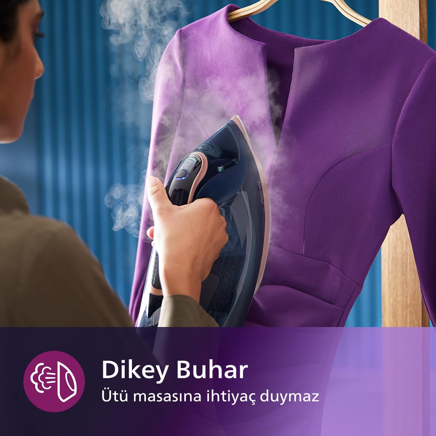 Philips Azur 8000 Serisi DST8050/20 3000 W Buharlı Ütü