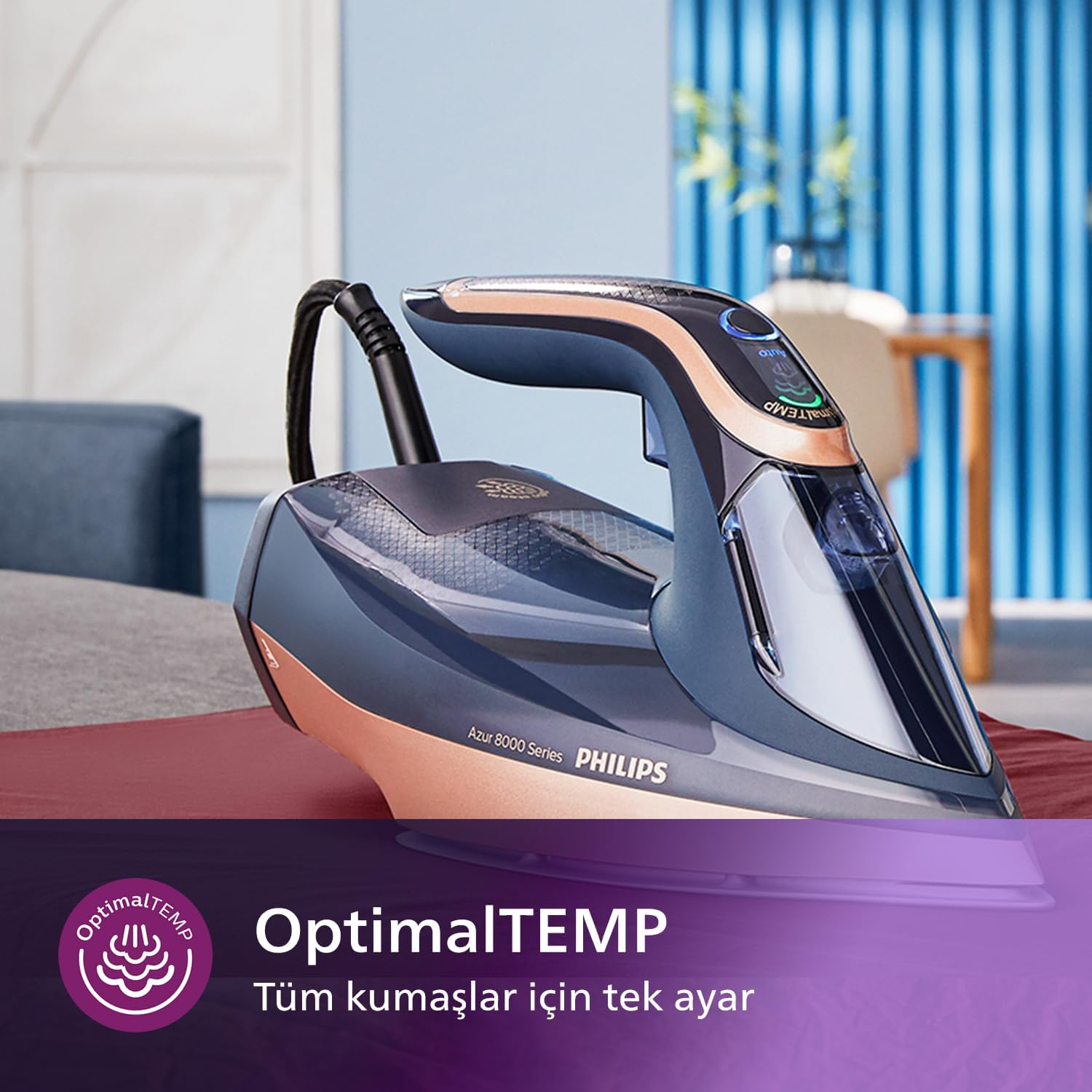 Philips Azur 8000 Serisi DST8050/20 3000 W Buharlı Ütü