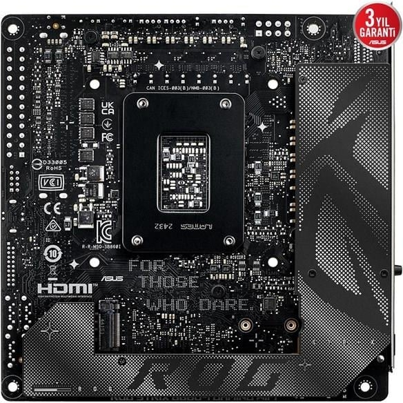 ASUS ROG STRIX B860-I GAMING WIFI Intel B860 Soket 1851 9066+(OC)MHz mini-ITX Gaming Anakart