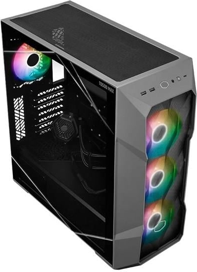 Cooler Master MasterBox TD500 Max V2 Gri 850W ATX 3.0 80+ Gold + Atmos 360MM Sıvı Soğutucu Mesh ATX Mid Tower Gaming (Oyuncu) Kasa