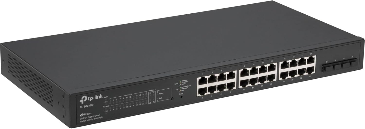 Tp-Link TL-SG2428P JetStream Yönetilebilir PoE Switch