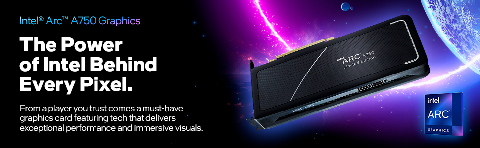Intel Arc A750 8GB GDDR6 256 Bit Ekran Kartı