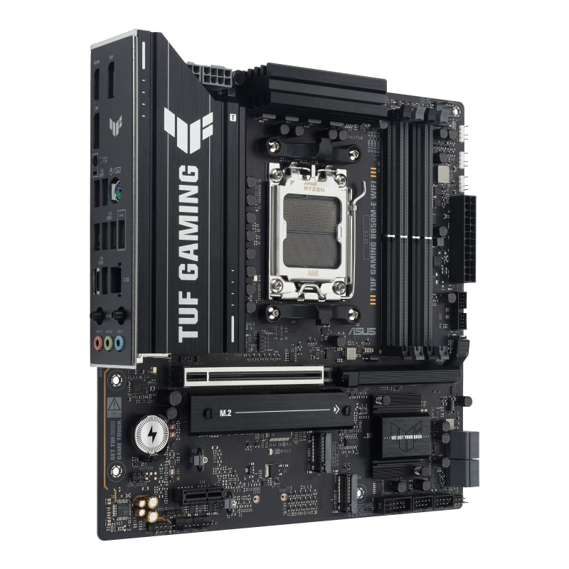 ASUS TUF GAMING B850M-E WIFI AMD B850 AM5 SOKET DDR5 8000+(OC)MHz mATX Gaming (Oyuncu) Anakart