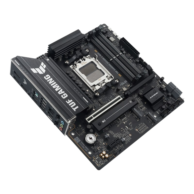 ASUS TUF GAMING B850M-E WIFI AMD B850 AM5 SOKET DDR5 8000+(OC)MHz mATX Gaming (Oyuncu) Anakart