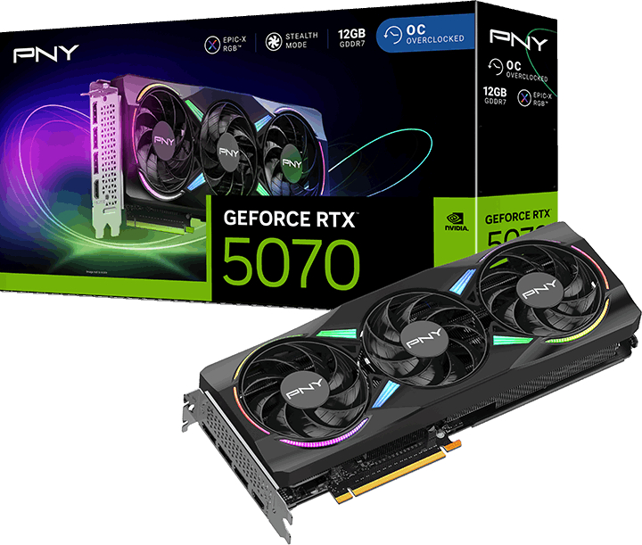 PNY GeForce RTX 5070 12GB GDDR7 OC 192Bit Ekran Kartı (VCG507012TFXXPB1-O)