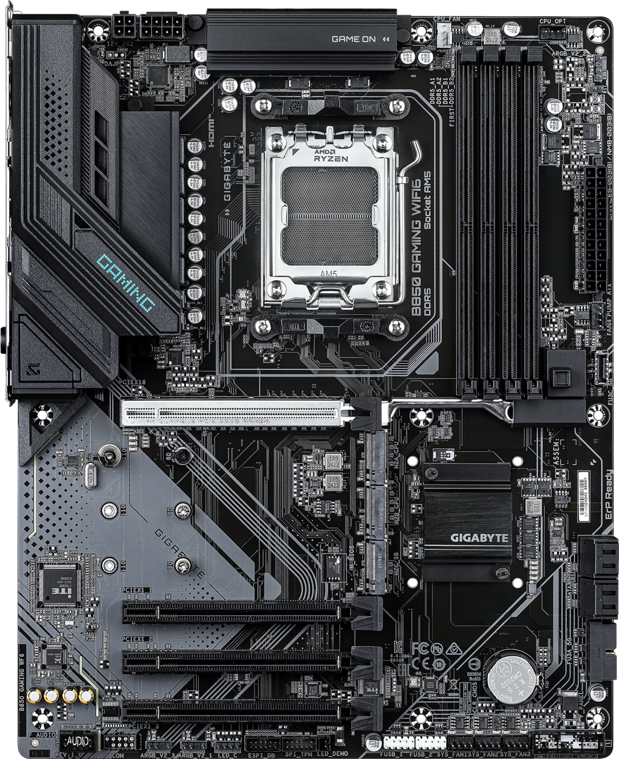 Gigabyte B850 Gaming Wifi-6 Soket AM5 8200MHz(OC) ATX Gaming (Oyuncu) Anakart