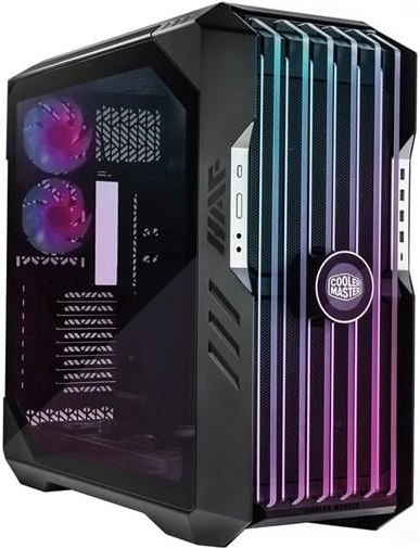 Cooler Master HAF700 EVO H700E-IGNN-S00 Tempered Glass ARGB Ledli LCD Ekran Mesh Ön Panel Titanyum Gri Renkli Kasa 