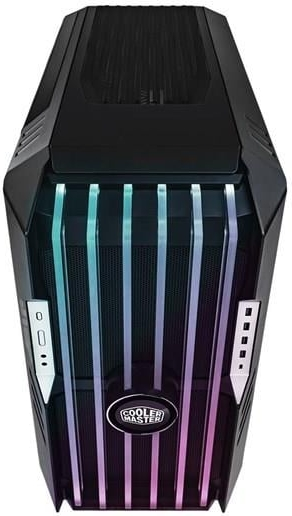 Cooler Master HAF700 EVO H700E-IGNN-S00 Tempered Glass ARGB Ledli LCD Ekran Mesh Ön Panel Titanyum Gri Renkli Kasa 