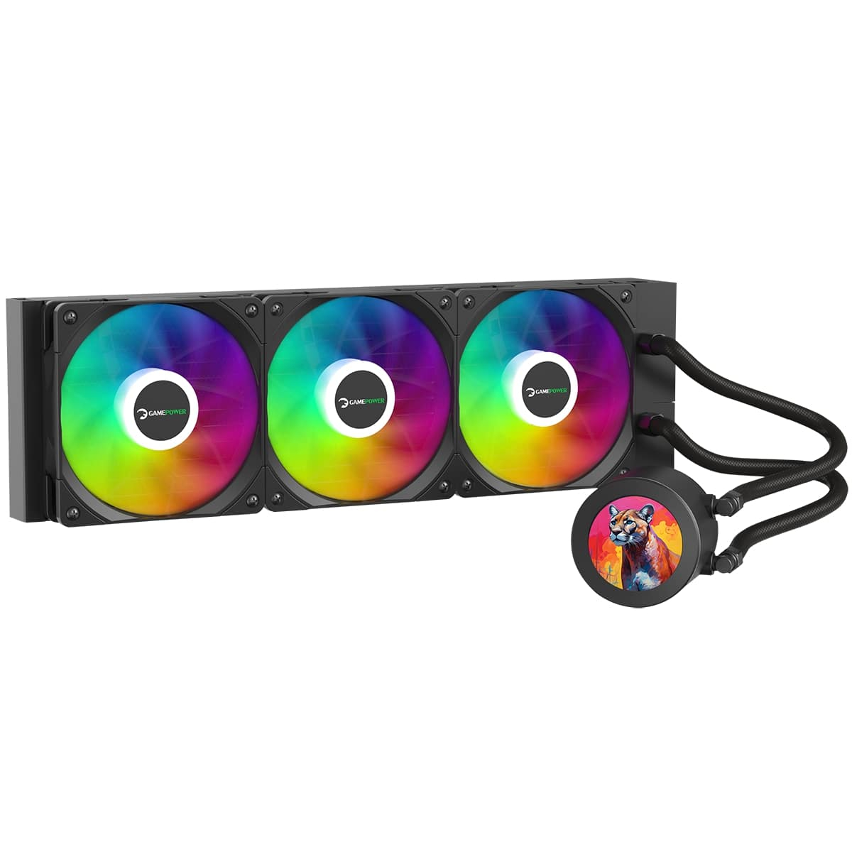 GamePower Skadi LCD 360 ARGB 360mm Sıvı İşlemci Soğutucu AM5 ve LGA1700 Uyumlu