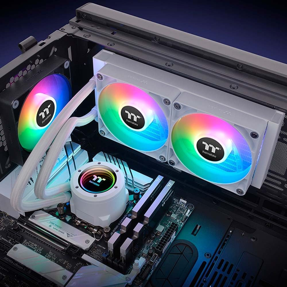 Thermaltake TH240 V2 CL-W361-PL12SW-A Siyah ARGB 240mm AM5/1851p Uyumlu İşlemci Sıvı Soğutucu